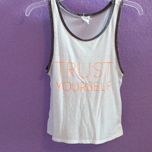 White trust yourself tank